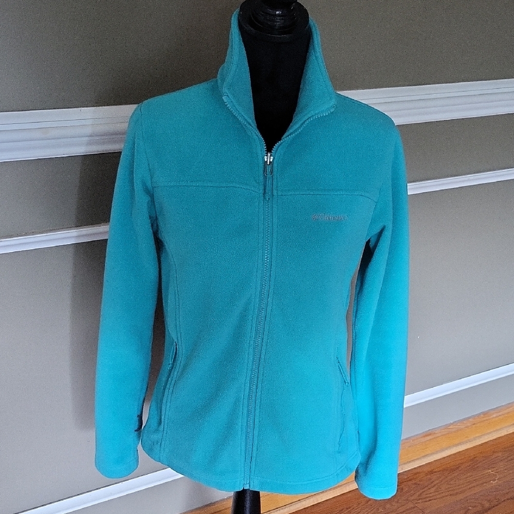 Columbia Women's Aqua Fleece Jacket Size Small